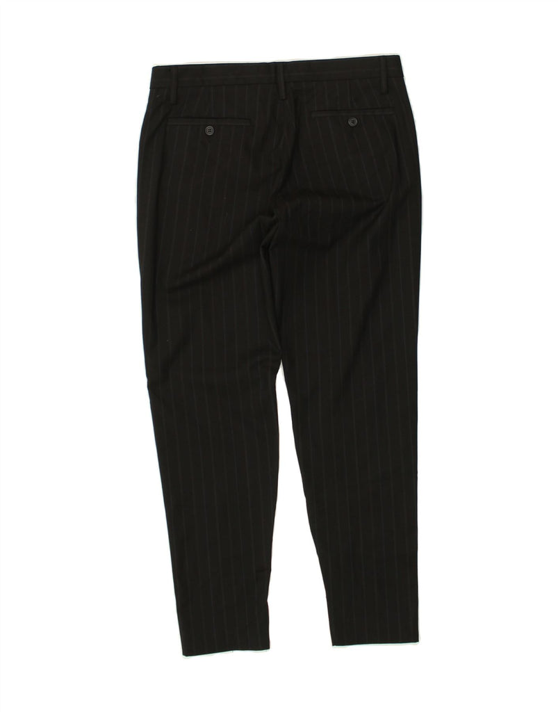 SISLEY Mens Tapered Suit Trousers W30 L28  Black Striped | Vintage Sisley | Thrift | Second-Hand Sisley | Used Clothing | Messina Hembry 