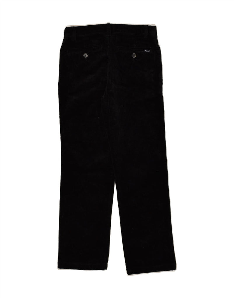 POLO RALPH LAUREN Boys Straight Corduroy Trousers 5-6 Years W22 L21 Black | Vintage Polo Ralph Lauren | Thrift | Second-Hand Polo Ralph Lauren | Used Clothing | Messina Hembry 