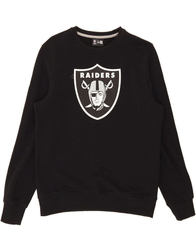 NFL Mens Raiders Graphic Sweatshirt Jumper XL Black Cotton Vintage NFL and Second-Hand NFL from Messina Hembry 