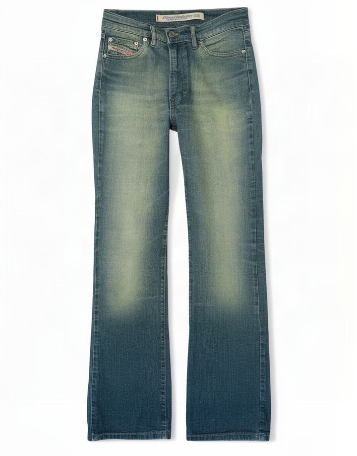 Diesel Womens Bootcut Jeans W27 L32 Blue Cotton