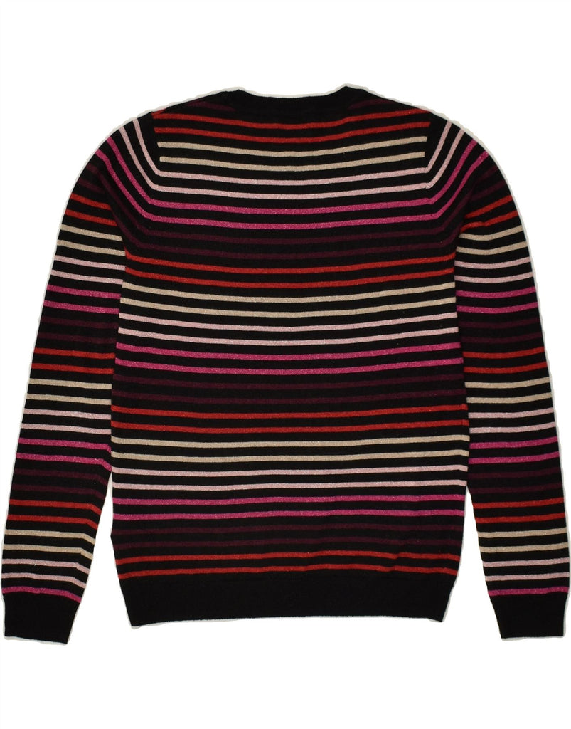 HOBBS Womens Crew Neck Jumper Sweater UK 10 Small Multicoloured Striped | Vintage Hobbs | Thrift | Second-Hand Hobbs | Used Clothing | Messina Hembry 