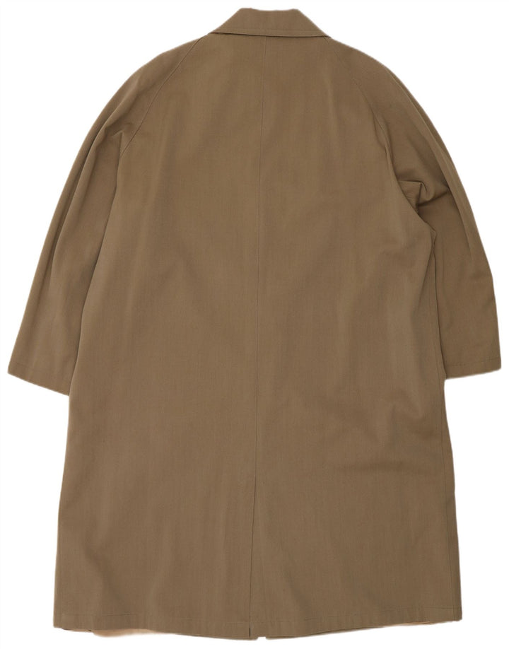 Vintage Womens Oversized Overcoat UK 18 XL Brown