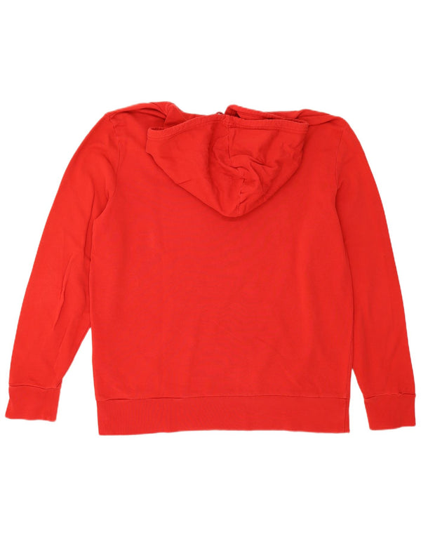 Levi's Mens Graphic Hoodie Jumper Large Red Cotton