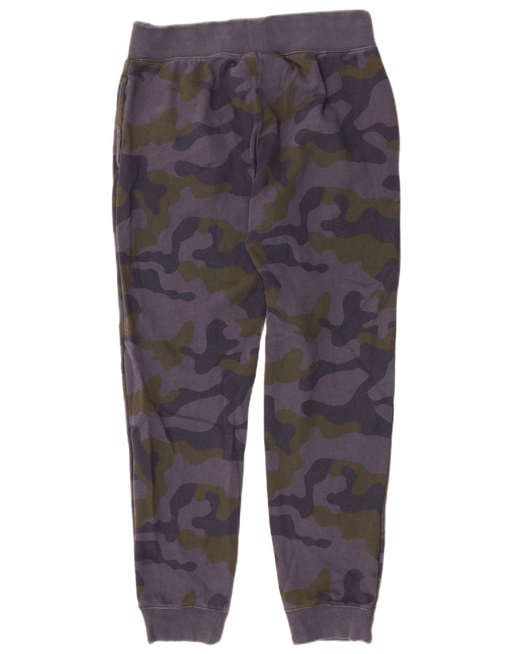 Champion Mens Tracksuit Trousers Joggers Medium Navy Blue Camouflage