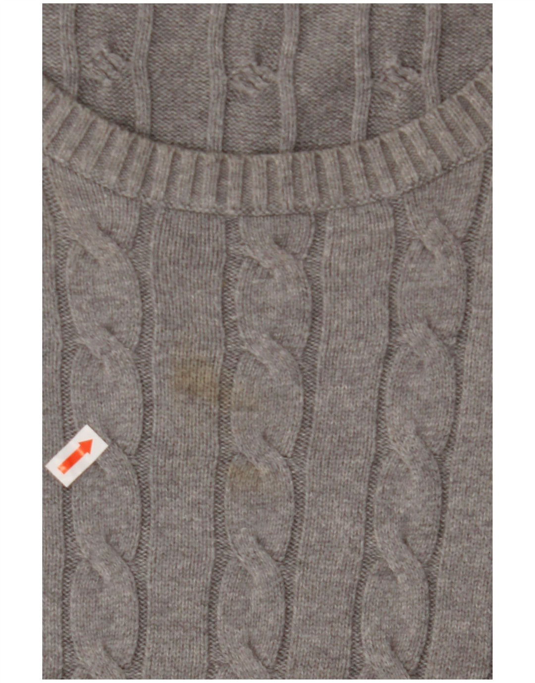 GANT Mens Crew Neck Jumper Sweater 3XL Grey Cotton