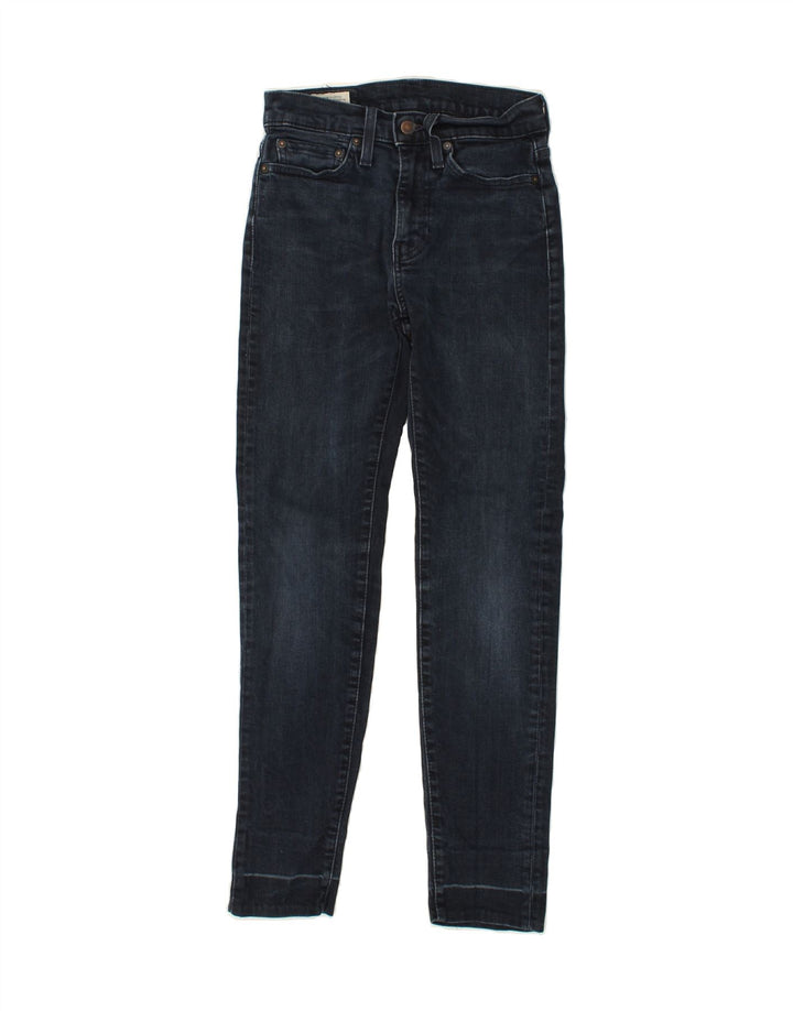 LEVI'S Womens 510 Skinny Jeans W28 L28 Navy Blue Vintage Levi's and Second-Hand Levi's from Messina Hembry 