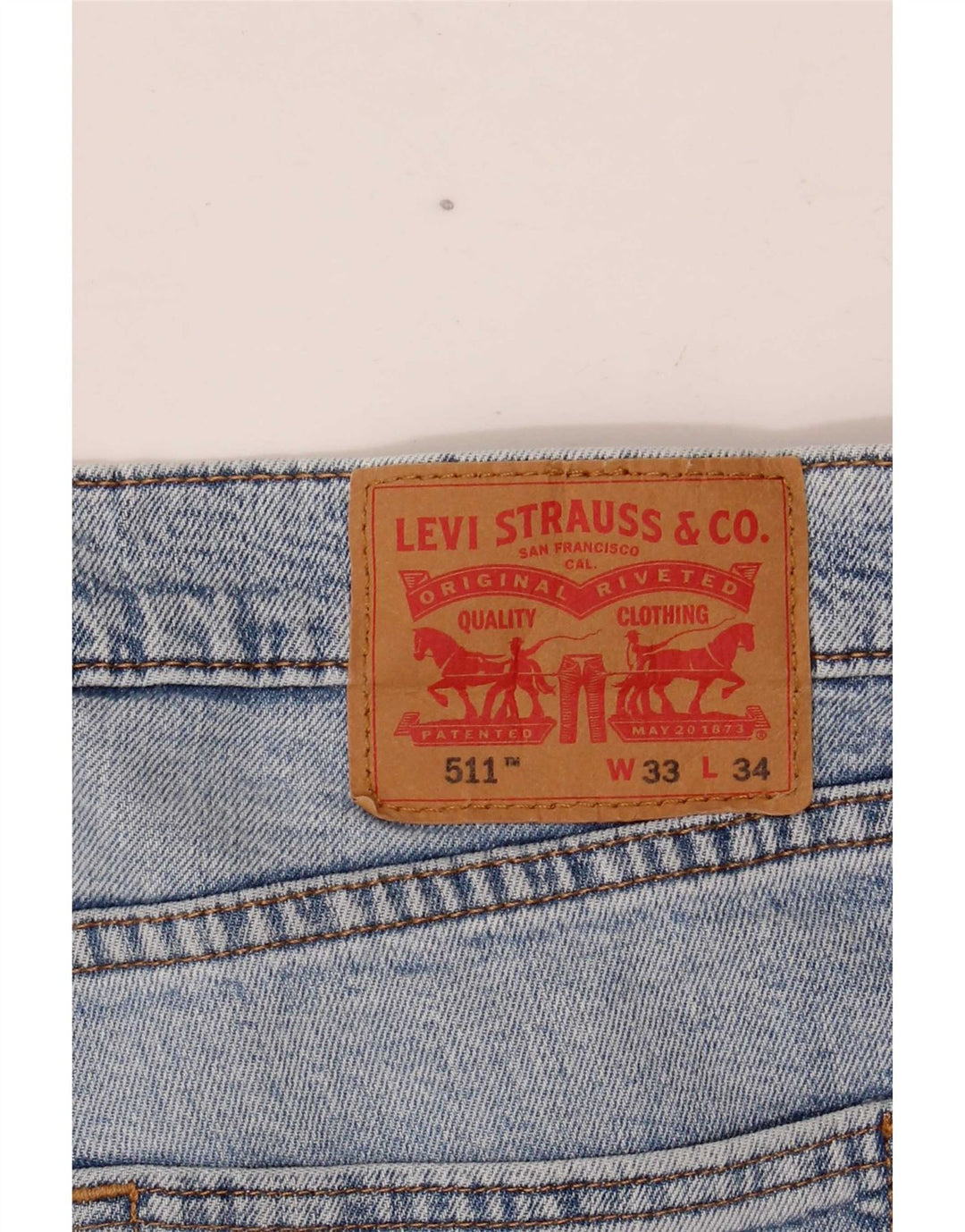 Levi's Mens 511 Slim Jeans W33 L34 Blue