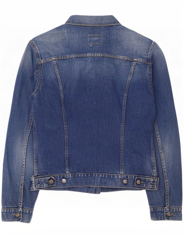 Gas Mens Denim Jacket UK 42 XL Blue Cotton