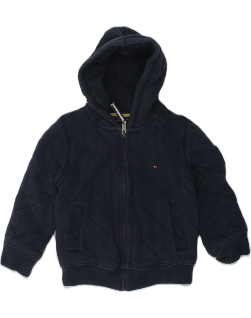 TOMMY HILFIGER Baby Boys Hooded Quilted Jacket 18-24 Months Navy Blue | Vintage Tommy Hilfiger | Thrift | Second-Hand Tommy Hilfiger | Used Clothing | Messina Hembry 