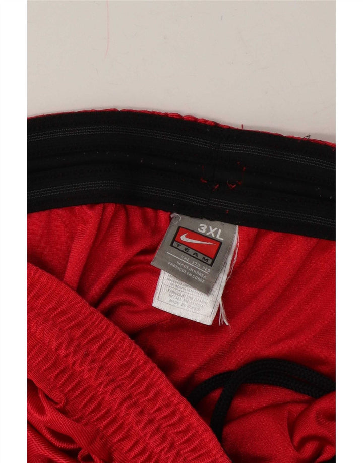 Nike Mens Sport Shorts 3XL Red Colourblock Polyester