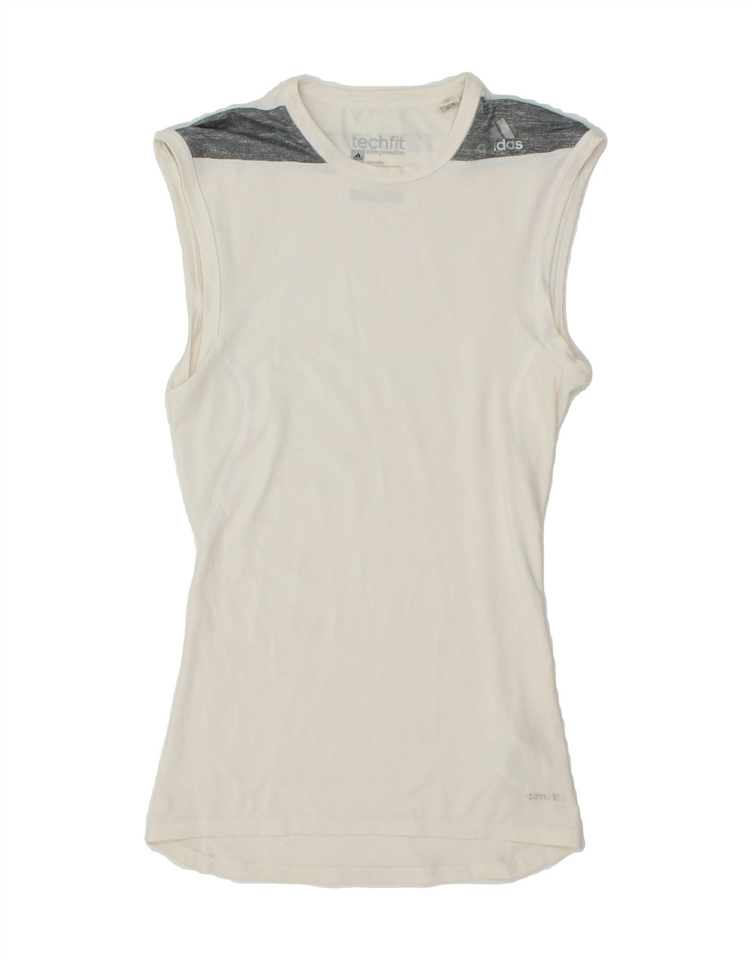 ADIDAS Womens Climalite Vest Top UK 8 Small White Colourblock Polyester Vintage Adidas and Second-Hand Adidas from Messina Hembry 