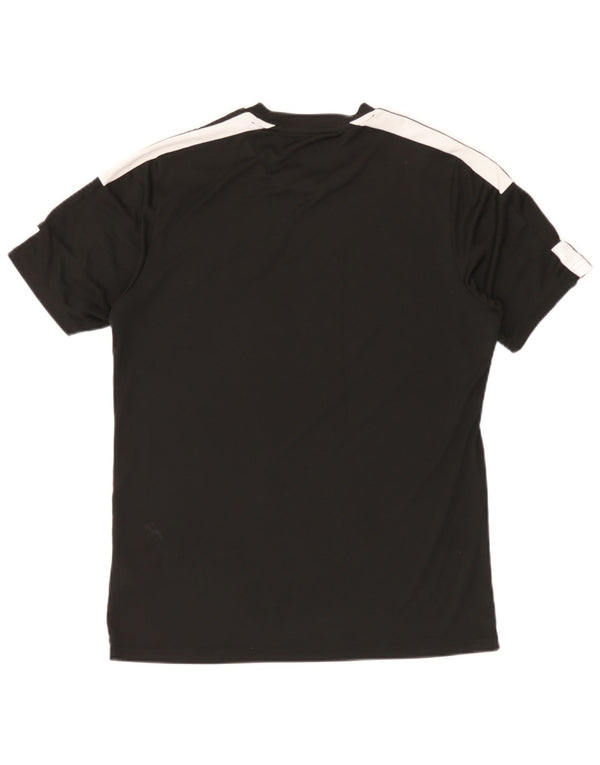 Adidas Mens Aeroready T-Shirt Top Medium Black Colourblock Polyester