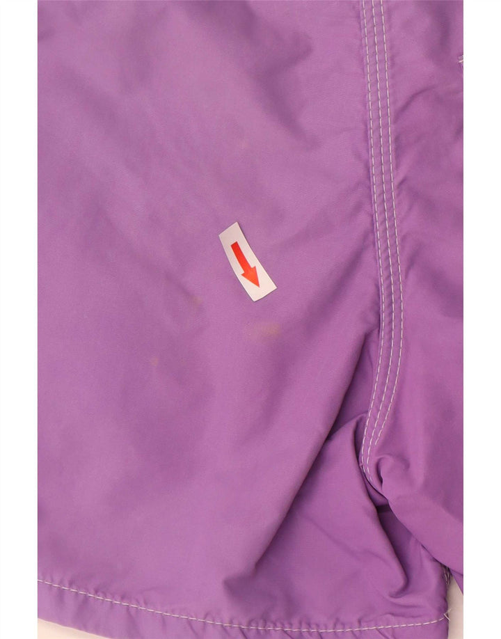 Sundek Mens Swimming Shorts Medium Purple Colourblock Nylon