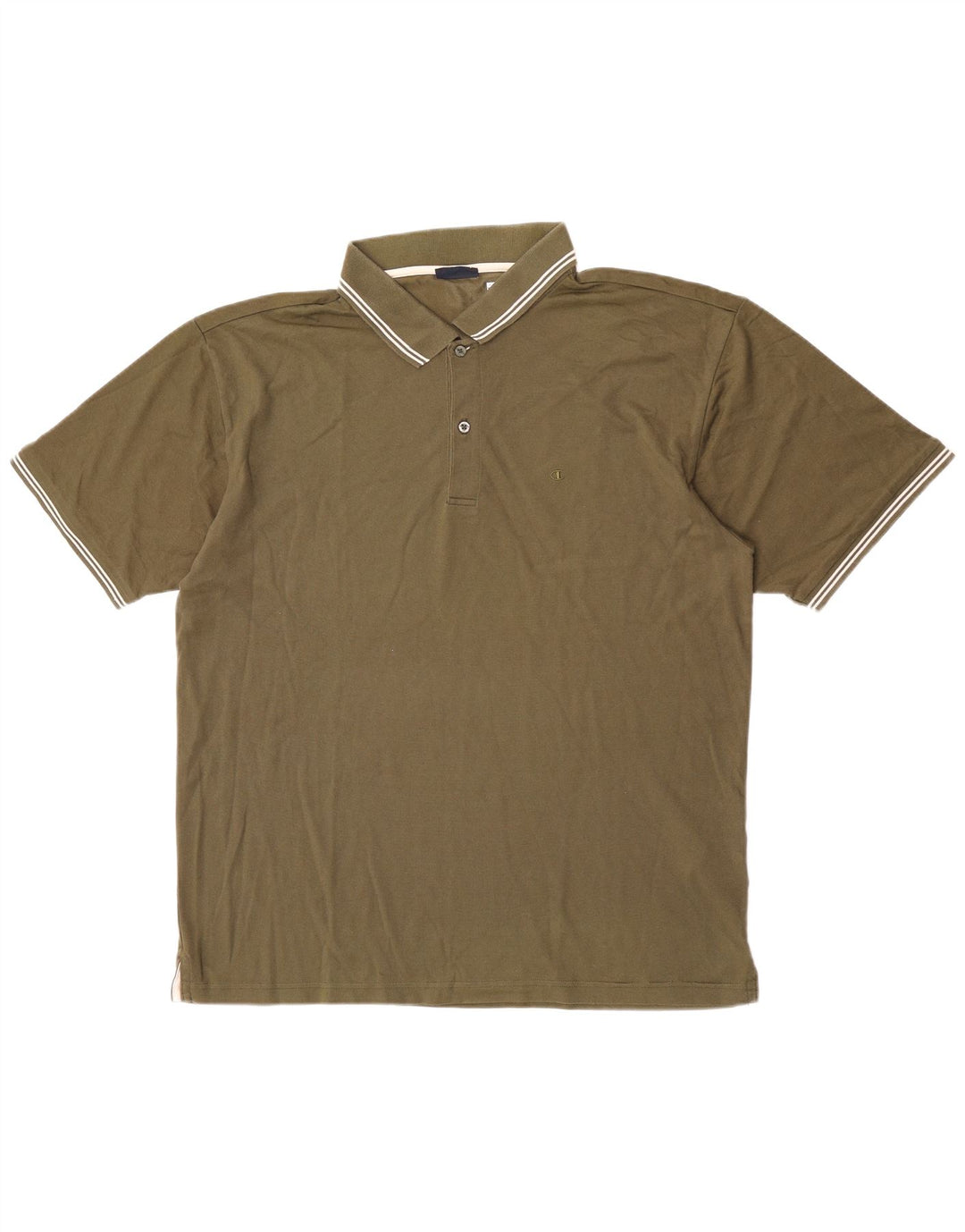 Champion Mens Polo Shirt 3XL Khaki Cotton