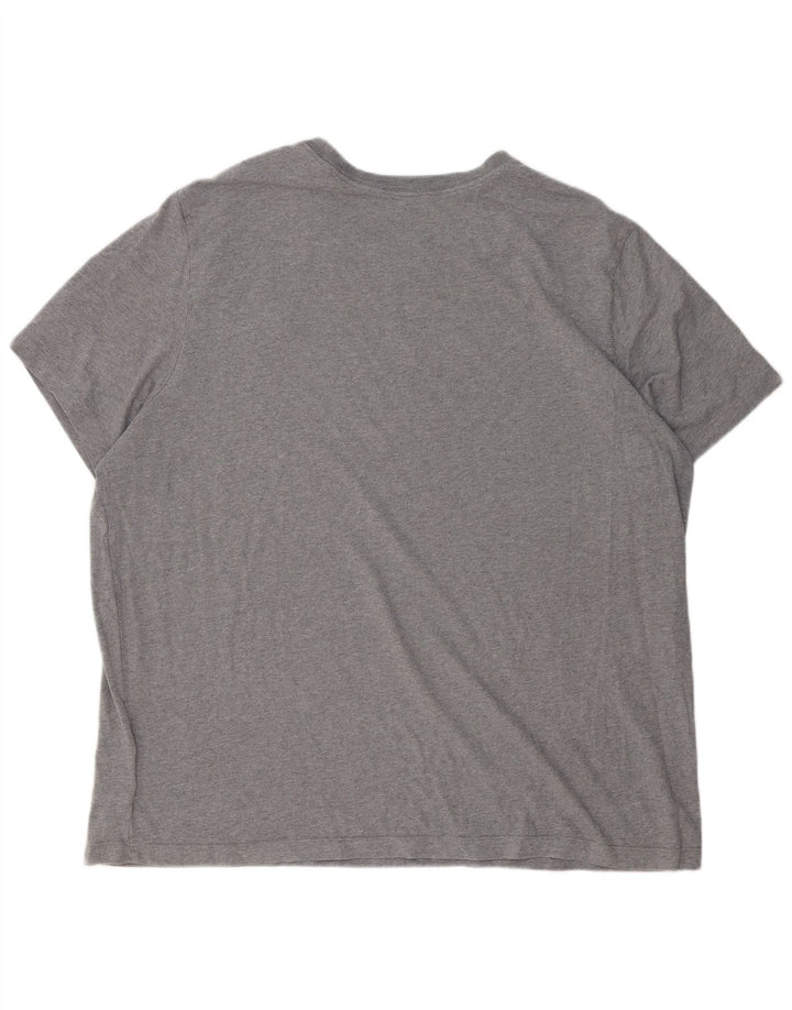 JORDAN Mens T-Shirt Top 3XL Grey Cotton