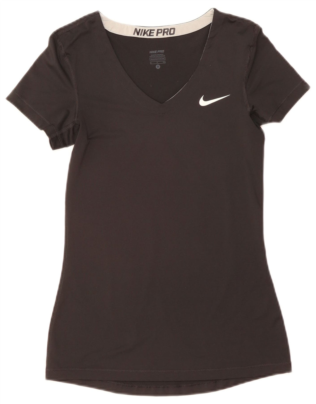 Nike Womens Dri Fit T-Shirt Top UK 8 Small Black