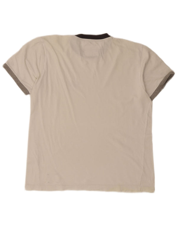 Champion Mens Graphic T-Shirt Top XL White Colourblock