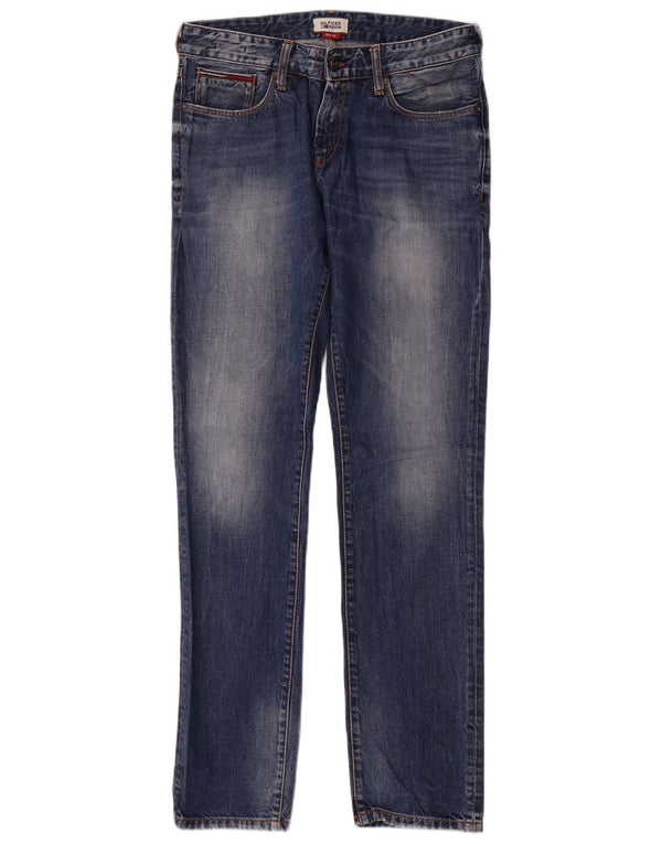 Tommy Hilfiger Mens Slim Jeans W30 L32 Blue Cotton