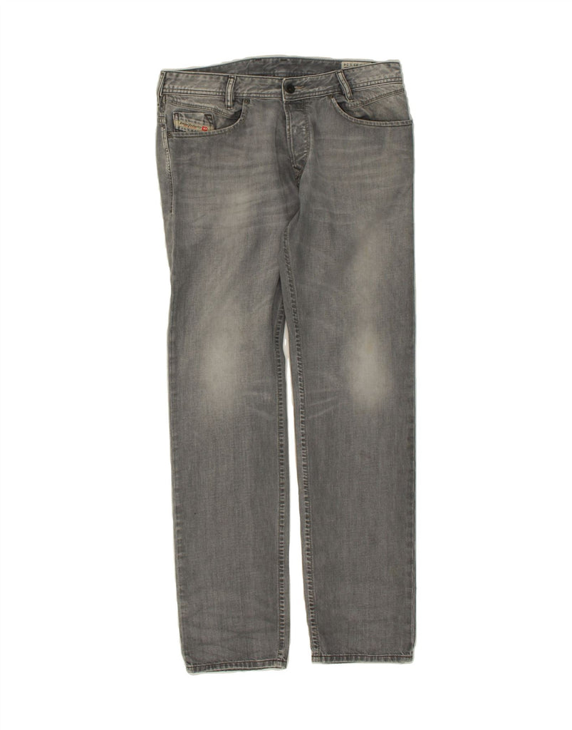 DIESEL Mens Iakop Regular Slim Tapered Jeans W33 L34 Grey Cotton Vintage Diesel and Second-Hand Diesel from Messina Hembry 