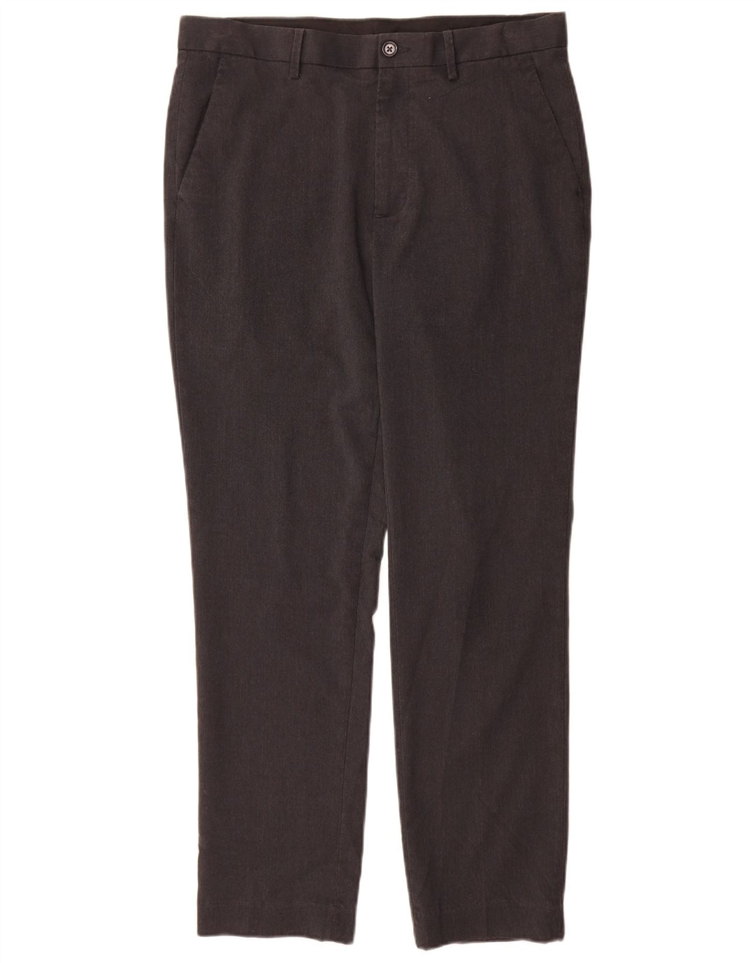 Marks & Spencer Mens Slim Suit Trousers W32 L31 Grey Polyester