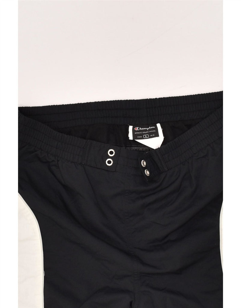 CHAMPION Mens Swimming Shorts Large Black Colourblock Polyamide Vintage Champion and Second-Hand Champion from Messina Hembry 