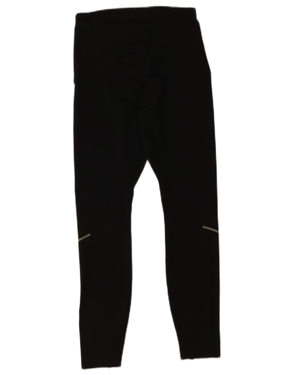 Nike Womens Dri Fit Leggings UK 8 Small Black Polyester
