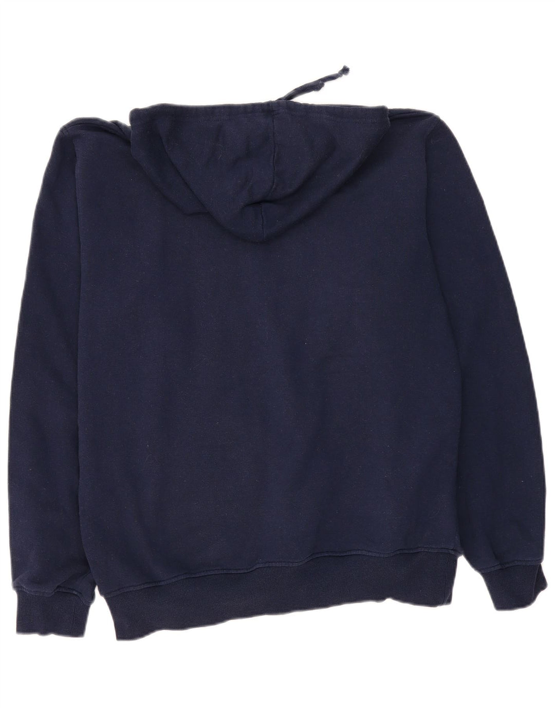 FILA Mens Graphic Hoodie Jumper Large Navy Blue Cotton