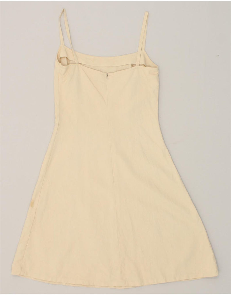 MARELLA Womens Sundress UK 8 Small Beige | Vintage Marella | Thrift | Second-Hand Marella | Used Clothing | Messina Hembry 