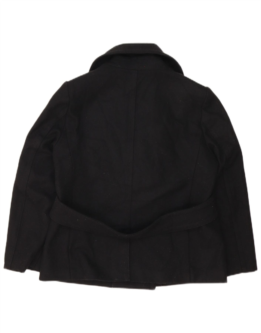 Gap Womens Double Breasted Coat UK 14 Medium Navy Blue Wool