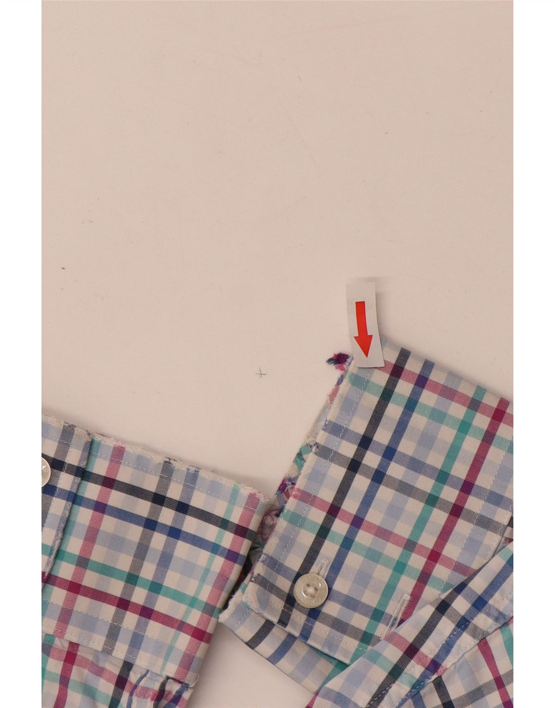 CREW CLOTHING Mens Shirt Large Blue Check Cotton