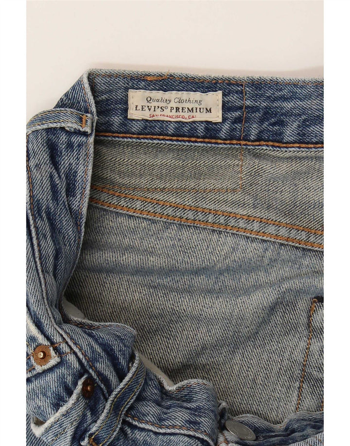 Levi's Mens Distressed Slim Jeans W34 L35 Blue