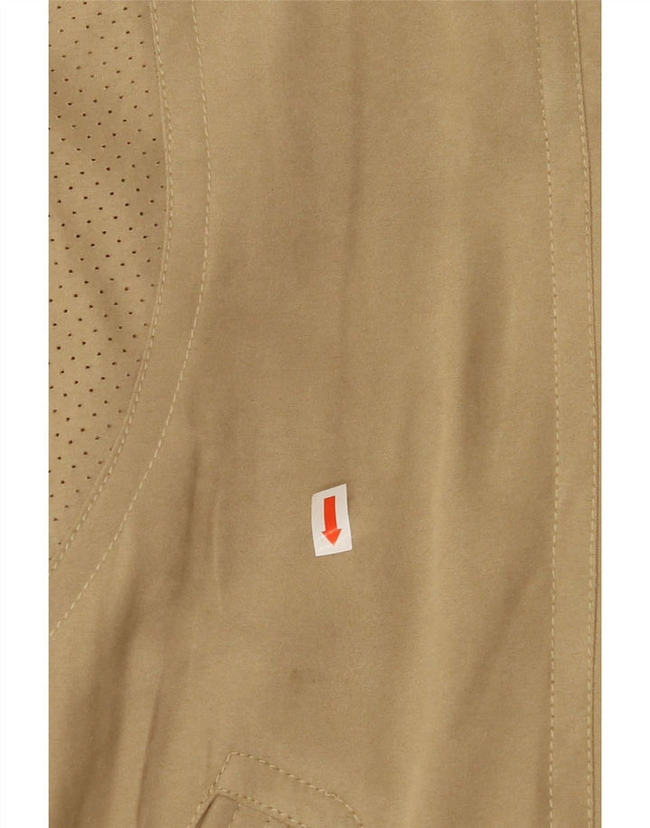 B.S.M Mens Bomber Jacket UK 44 2XL Beige Polyester Vintage B.S.M and Second-Hand B.S.M from Messina Hembry 