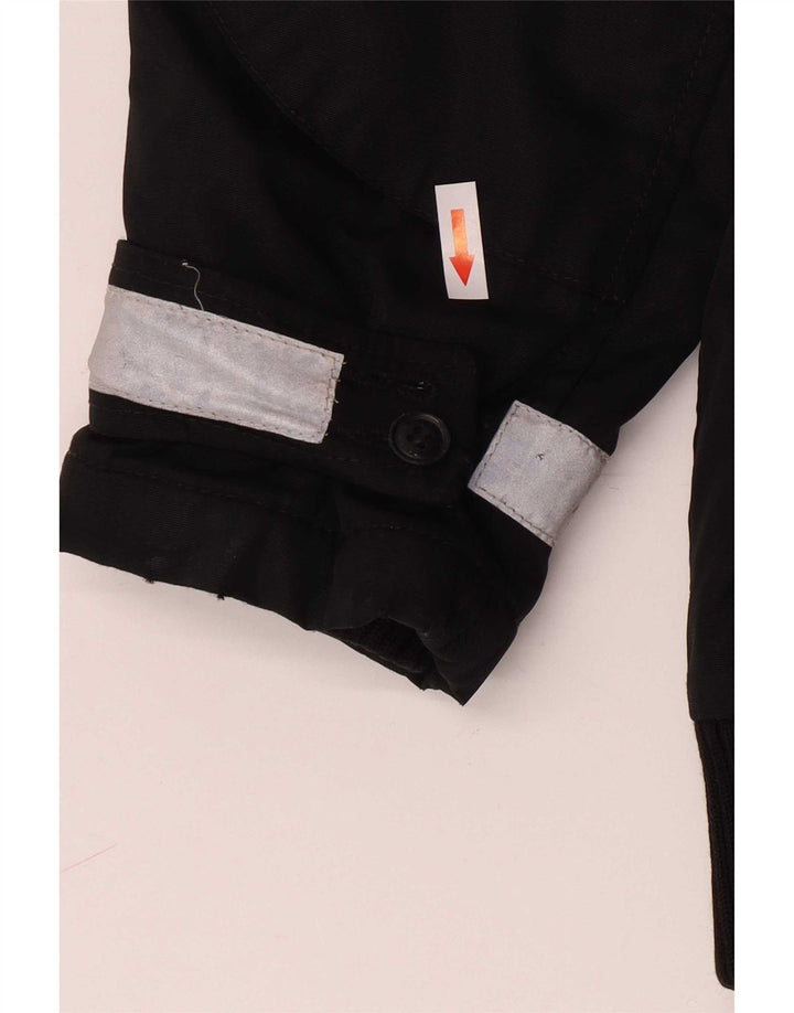 Blauer Boys Hooded Padded Bomber Jacket 9-10 Years Black Polyamide