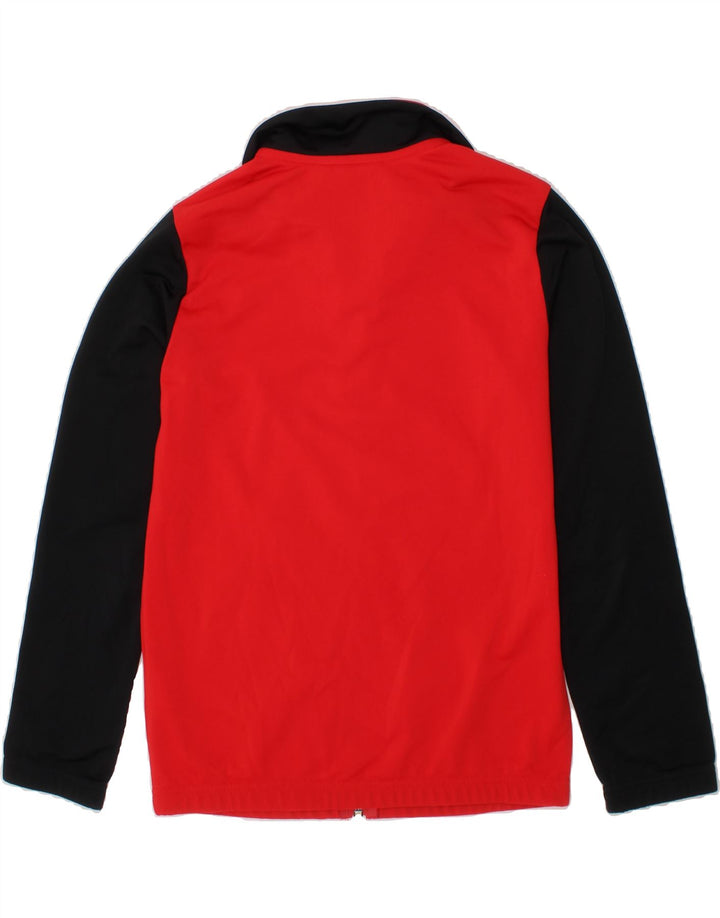 NIKE Boys Tracksuit Top Jacket 8-9 Years Small  Red Colourblock Polyester Vintage Nike and Second-Hand Nike from Messina Hembry 