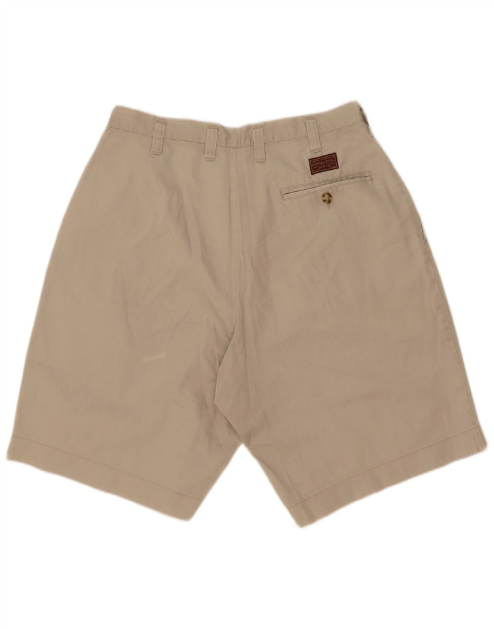 Rifle Mens Pegged Chino Shorts W33 Medium Beige Cotton