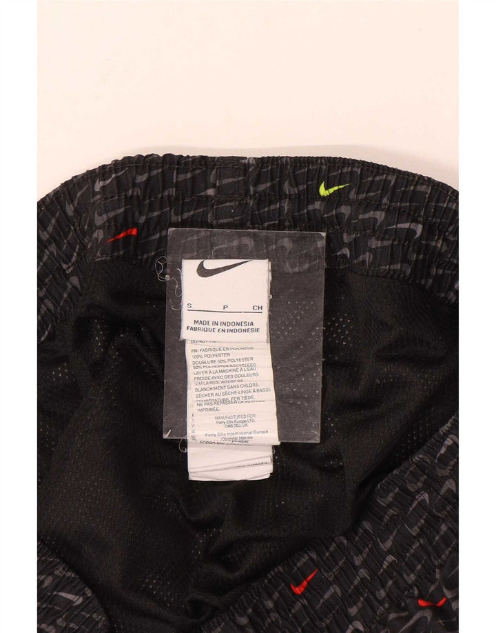 Nike Mens Graphic Sport Shorts Small Black Polyester