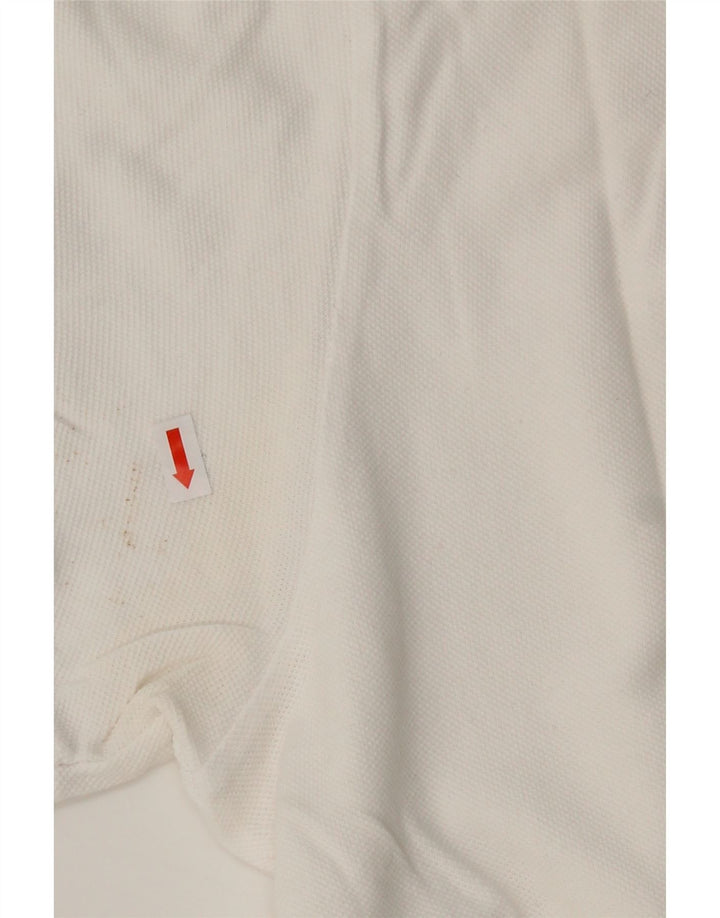 TOMMY HILFIGER Mens Polo Shirt XL White Cotton Vintage Tommy Hilfiger and Second-Hand Tommy Hilfiger from Messina Hembry 