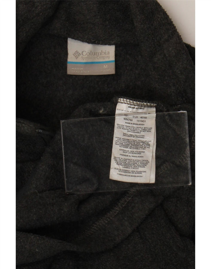 Columbia Boys Fleece Jacket 10-11 Years Medium Grey Polyester