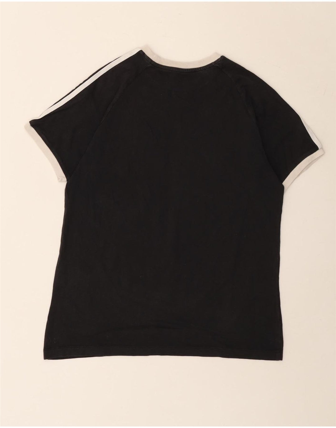 Adidas Boys T-Shirt Top 13-14 Years Black Cotton