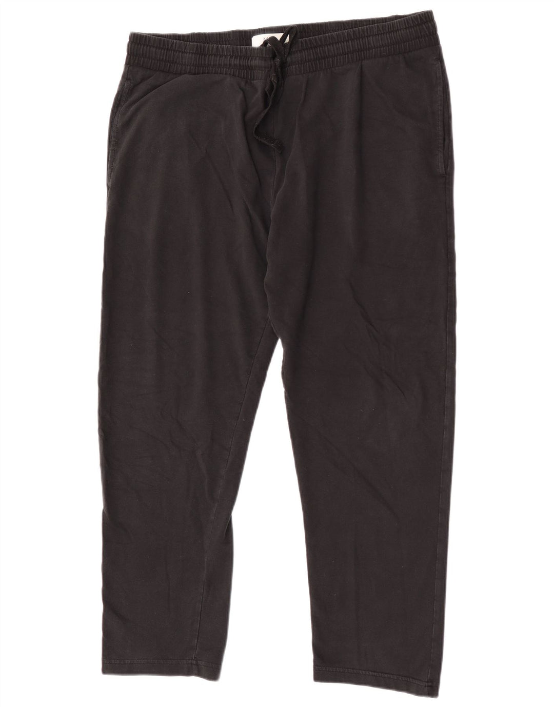 Marks & Spencer Mens Regular Fit Tracksuit Trousers XL Black Cotton