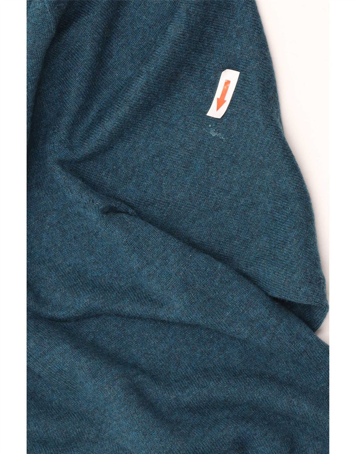 Marks & Spencer Mens Crew Neck Jumper Sweater Large Blue Cotton