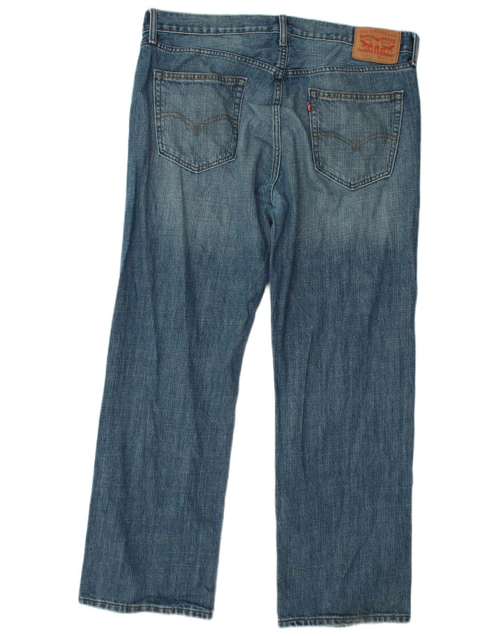 LEVI'S Mens 559 Relaxed Fit Straight Jeans W36 L30 Blue Cotton