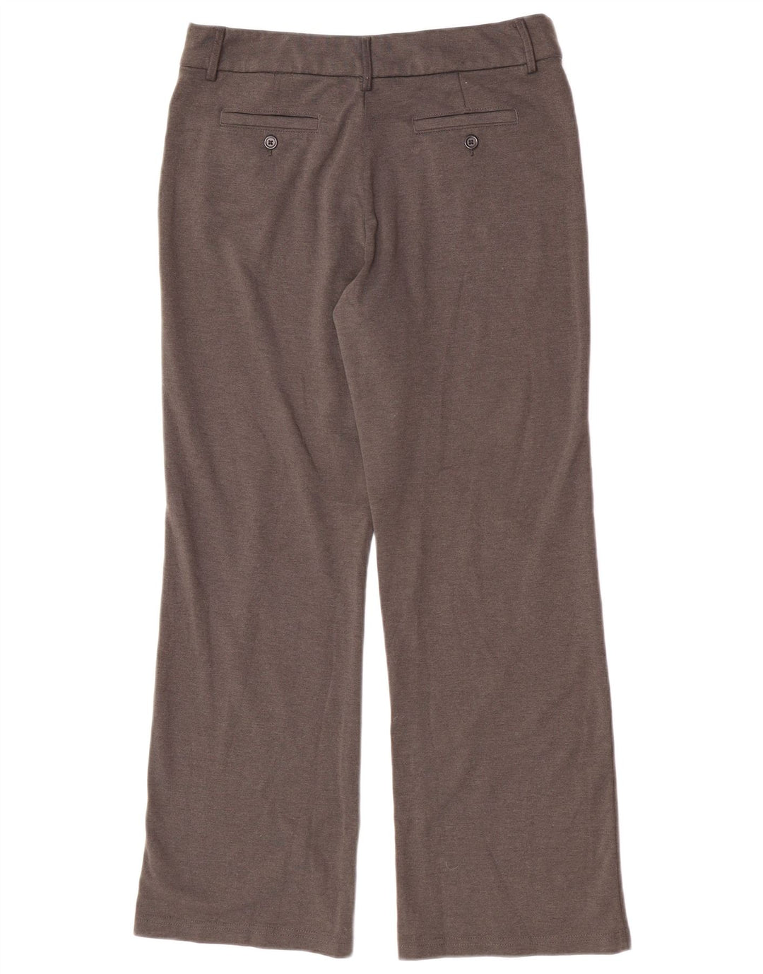 Lee Womens Riders Straight Casual Trousers W34 L31 Grey Polyester