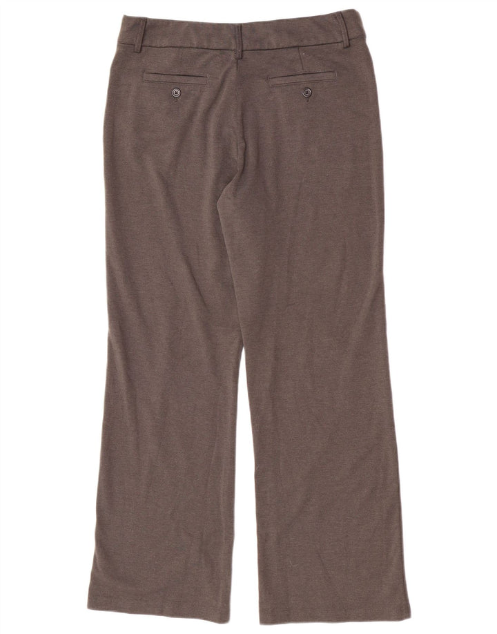 Lee Womens Riders Straight Casual Trousers W34 L31 Grey Polyester