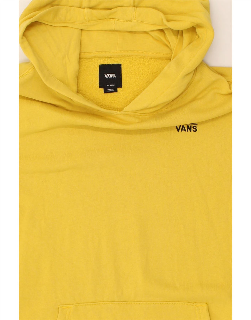 VANS Womens Zip Hoodie Sweater UK 18 XL Yellow Cotton | Vintage Vans | Thrift | Second-Hand Vans | Used Clothing | Messina Hembry 