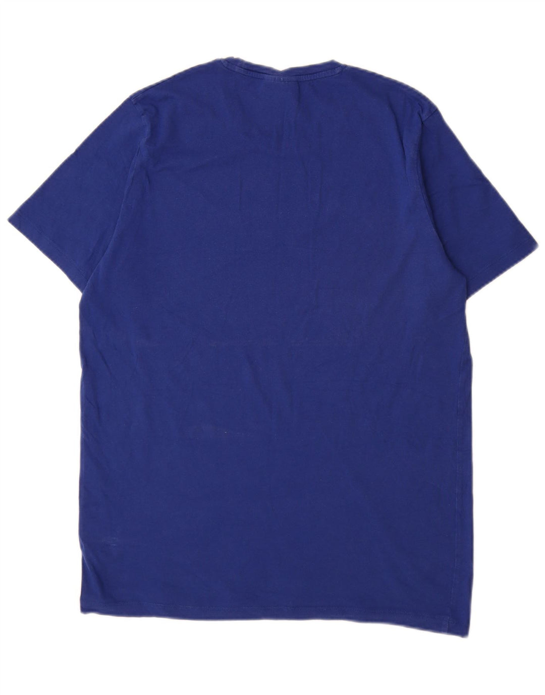 Hugo Boss Mens T-Shirt Top Large Blue Cotton