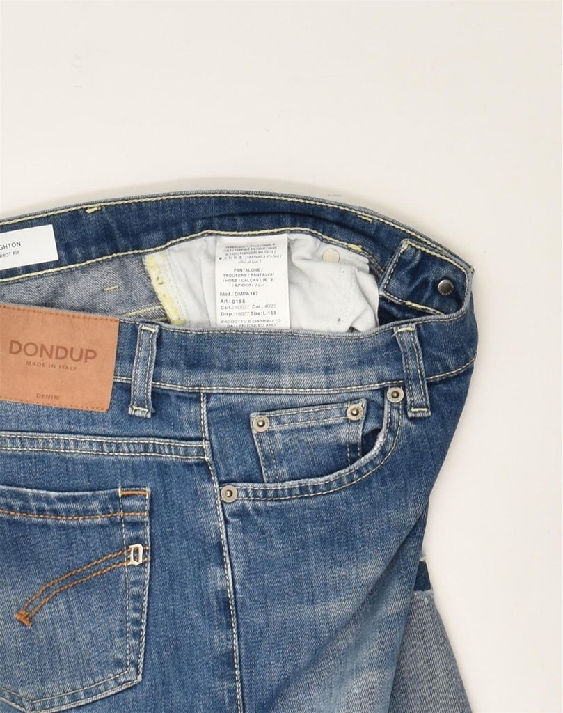 DONDUP Girls Carrot Fit Distressed Slim Jeans 13-14 Years W27 L27  Blue | Vintage Dondup | Thrift | Second-Hand Dondup | Used Clothing | Messina Hembry 