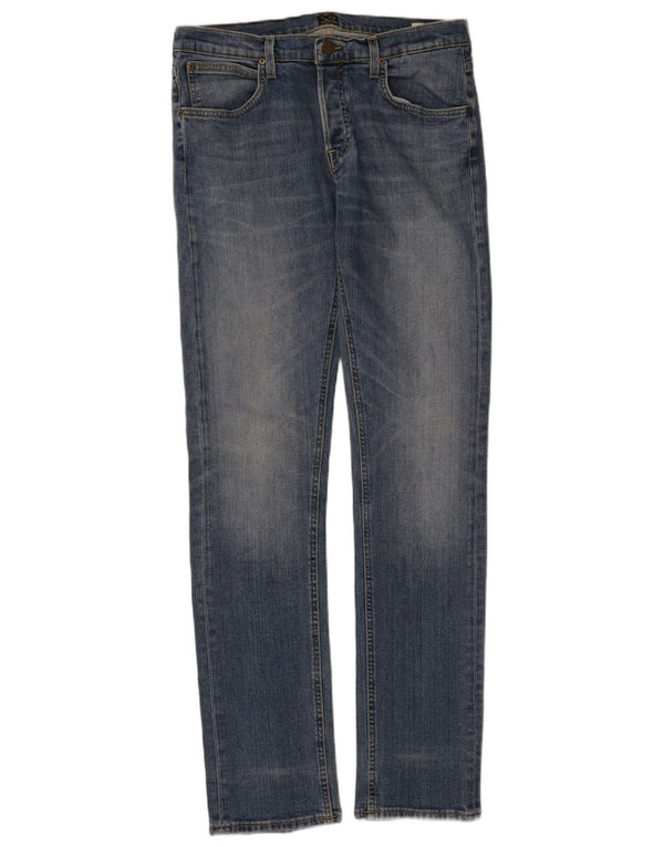 Lee Mens Daren Slim Jeans W34 L36 Blue Cotton