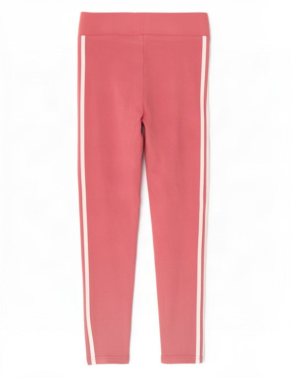 Adidas Womens Leggings UK 8/10 Small Pink Cotton