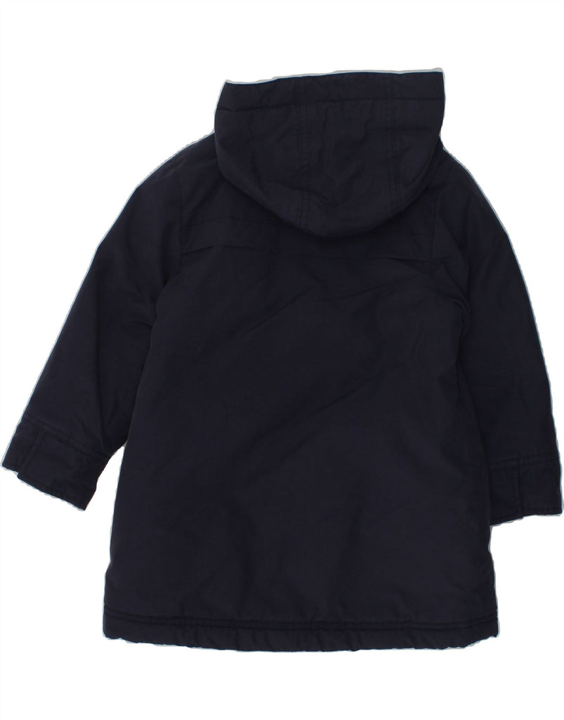 JOULES Baby Girls Hooded Windbreaker Coat 18-24 Months Navy Blue Cotton | Vintage Joules | Thrift | Second-Hand Joules | Used Clothing | Messina Hembry 